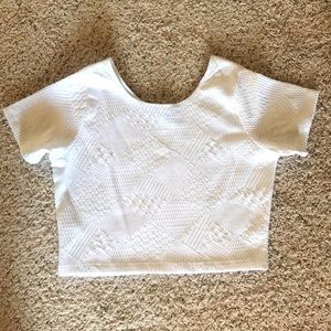 White Crop Top